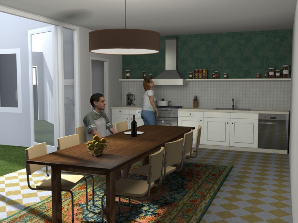 4 - 27 keuken naar aanrecht